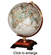 National Geographic Bingham 12" Desk World Globe - click to enlarge