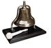 Nautical Brass Purser's Bell with bronze finish