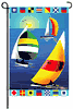 Nautical Welcome Garden Flag