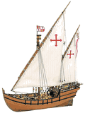 Nina Wood Model Ship Kit by Latina