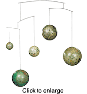 Old World Globe Mobile - click to enlarge