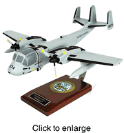 OV-1 Mohawk Wood Model Airplane - click to enlarge
