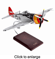 P - 47  Thunderbolt Model Airplane - click to enlarge
