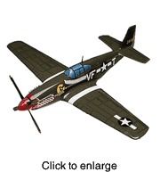 P - 51B Mustang - click to enlarge