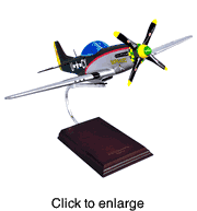 P -  51D Mustang Model Airplane Gunfighter - click to enlarge