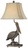 Antiqued Pelican Table Lamp