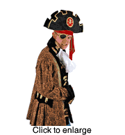 Pirate Hat Adult Arr Matey - click to enlarge