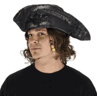 Pirate Hat Old Black