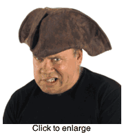 Pirate Hat Old Brown - click to enlarge