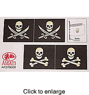 Pirate Ship Flag set - click to enlarge