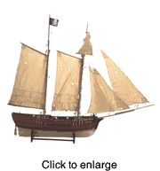 Pirate Ship Model - click to enlarge