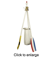 Playroom Wood Oar Coat Stand by Authentic Models - click to enlarge