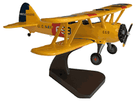 PT - 17 Stearman Small Wood Airplane Model PT - 17 Stearman Small Wood Airplane Model