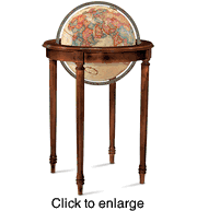 Regency World Floor Globe 16" by Replogle Globes - click to enlarge