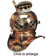 Replica Diving Helmet Ice Chest - click to enlarge