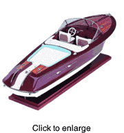 Riva Aquarama Special, Wood Model Boat  - click to enlarge
