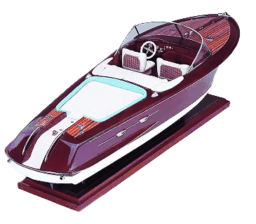 Riva Aquarama Special, Wood Model Boat 