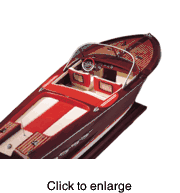 Riva Super Aquarama, Wood Model Boat  - click to enlarge