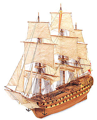 San Juan Nepomuceno Wood Model Ship Kit