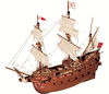 San Martin Spanish Galleon Wood Model Ship Kit  by Occre