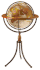 Santa Fe World Globe 16" with Bronze Metallic Globe 