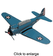 SBD - 5  Dauntless  Model Airplane (NAVY) - click to enlarge