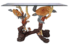 Sea Turtle Nautical Console Table
