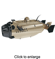 Seawolf Chrome RC Submarine - click to enlarge