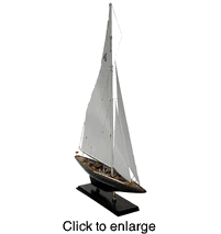 Shamrock V Model Sailboat  (1930) - click to enlarge