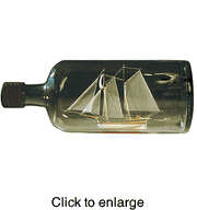 Ship in a Bottle Kit  Hannah by Amati - click to enlarge