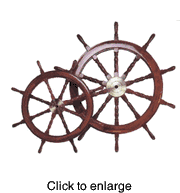 Ship's Wheel 60". - click to enlarge