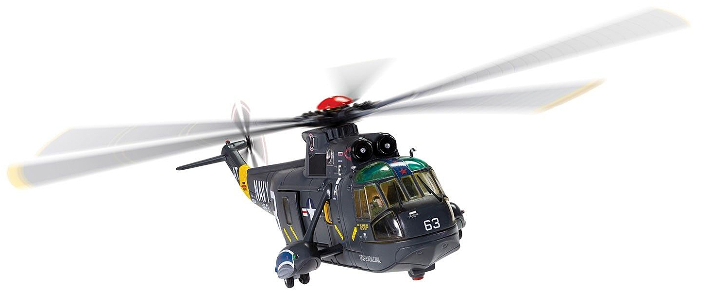 Sikorsky SH-3A 'White 63' Diecast Helicopter Model by Corgi
