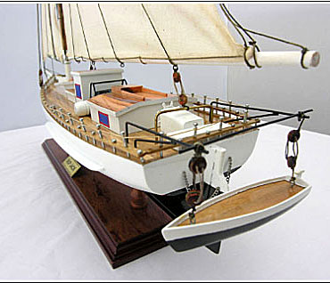 Skipjack Wood Model Boat 