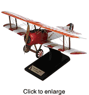 Sopwith  F.1  Camel  (RAF) Model Airplane - click to enlarge