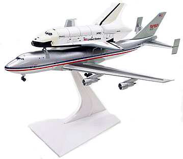 Space Shuttle Enterprise with Boeing 747 