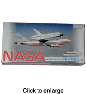 Space Shuttle Enterprise with Boeing 747  Diecast Model Aircraft by Dragon Models - click to enlarge