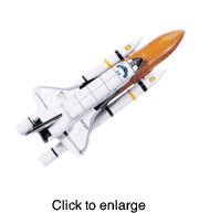 Space Shuttle with Booster - click to enlarge