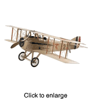 Spad XIII (French) Wood Airplane Model (Large)  - click to enlarge