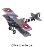 SPAD XIII  Model Airplane "Rooster"  Camou - click to enlarge