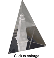 Square Crystal Glass Lighthouse Prism - click to enlarge
