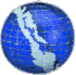 Star Inflatable Glow in the Dark Globe 16"