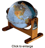 SUNLIT WORLD GLOBE - click to enlarge