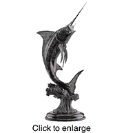 Sweet Success Marlin Bronze Sculpture - click to enlarge