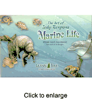 The Art of Jody Bergsma Marine Life Nautical Note Card Assortment - click to enlarge