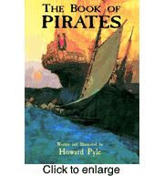 The Book of Pirates By: Howard Pyle  - Paperback - click to enlarge