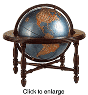 The Ionian  World Globe 12" - click to enlarge