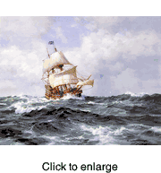 The Mayflower by Charles Vickery - click to enlarge