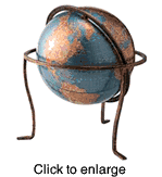The Sidra  Desk World Globe 12" - click to enlarge