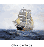 The Square Rigger  by Charles Vickery - click to enlarge