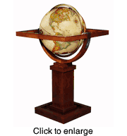 The Wright Floor World Globe 16"  -  Frank Lloyd Wright Collection   - click to enlarge